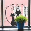Dekorativna nalepka za steklo - mački